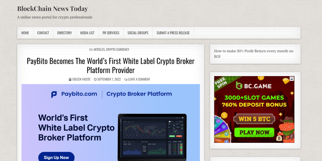 PayBito Becomes The World's First White Label Crypto Broker Platform Provider