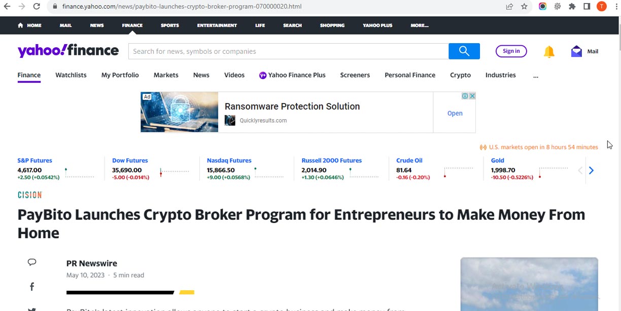 PayBito Launches Crypto Broker Program for Entrepreneurs to Make Money From Home