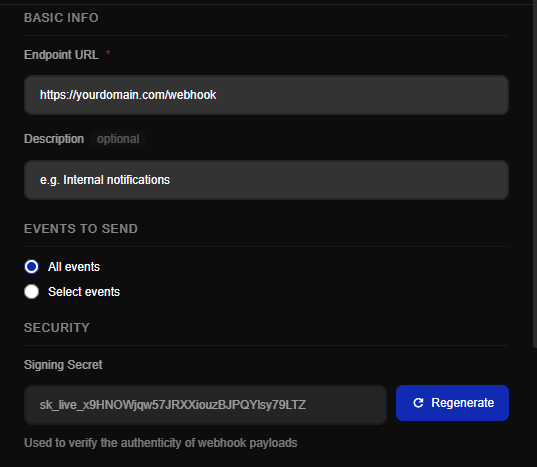 Create Payment Link