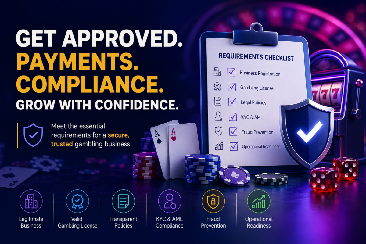 Gambling Merchant Account Requirements: Everything You Need Before Applying