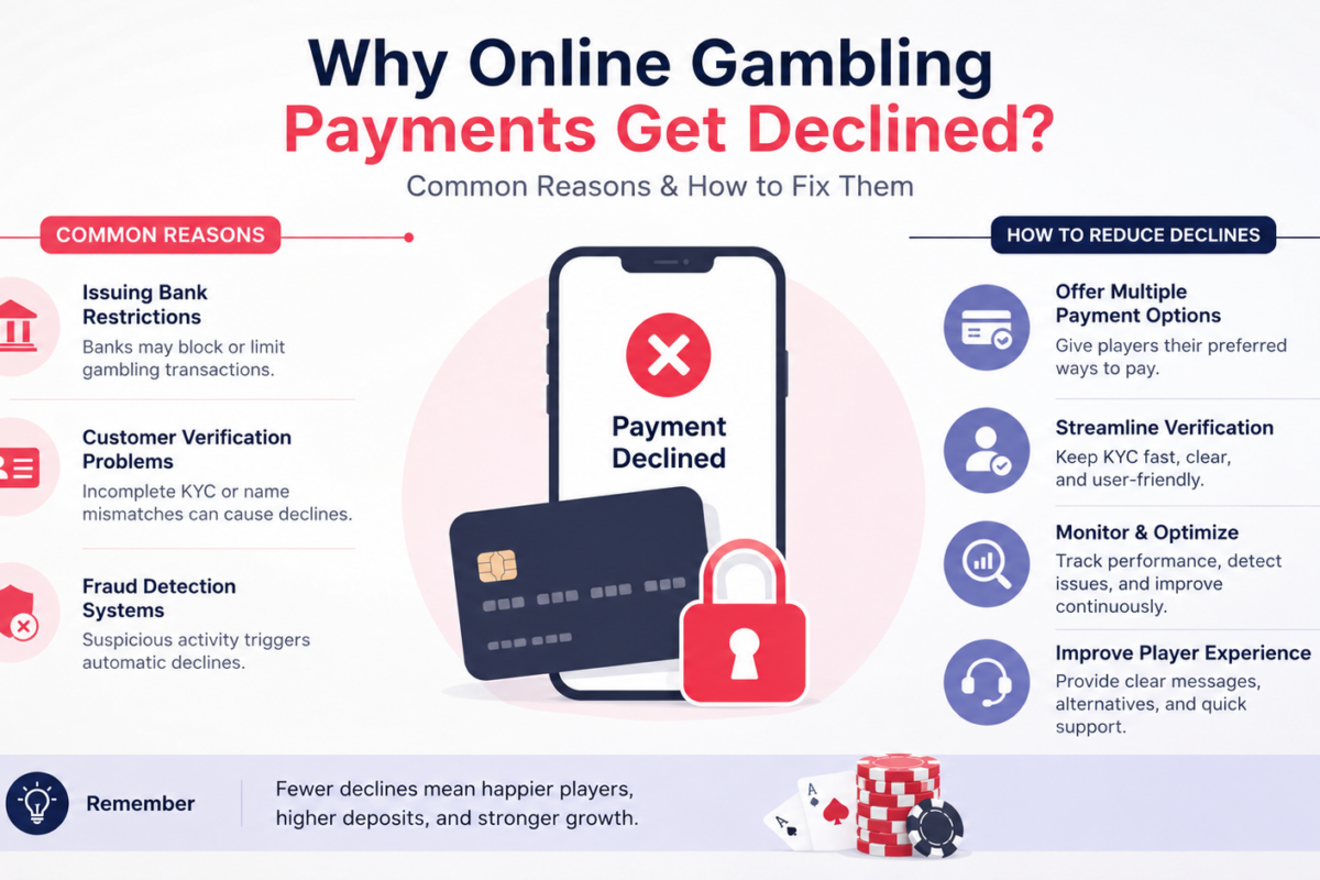 Why Do Online Gambling Payments Get Declined? (And How to Fix Them)