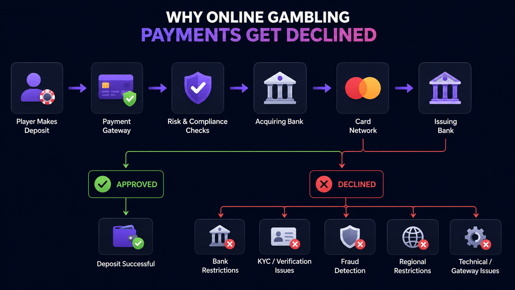 Payment Decline Flowchart