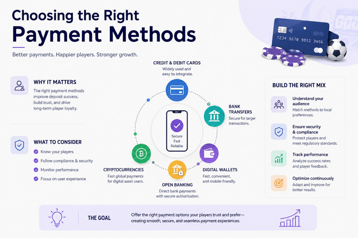 Best Payment Methods for Online Gambling Websites: A Complete Guide for iGaming Operators
