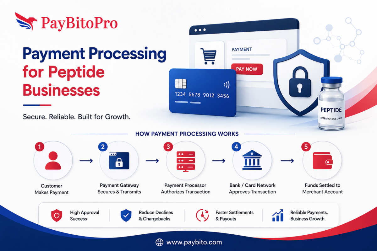 Payment Processing for Peptide Businesses: A Complete Guide