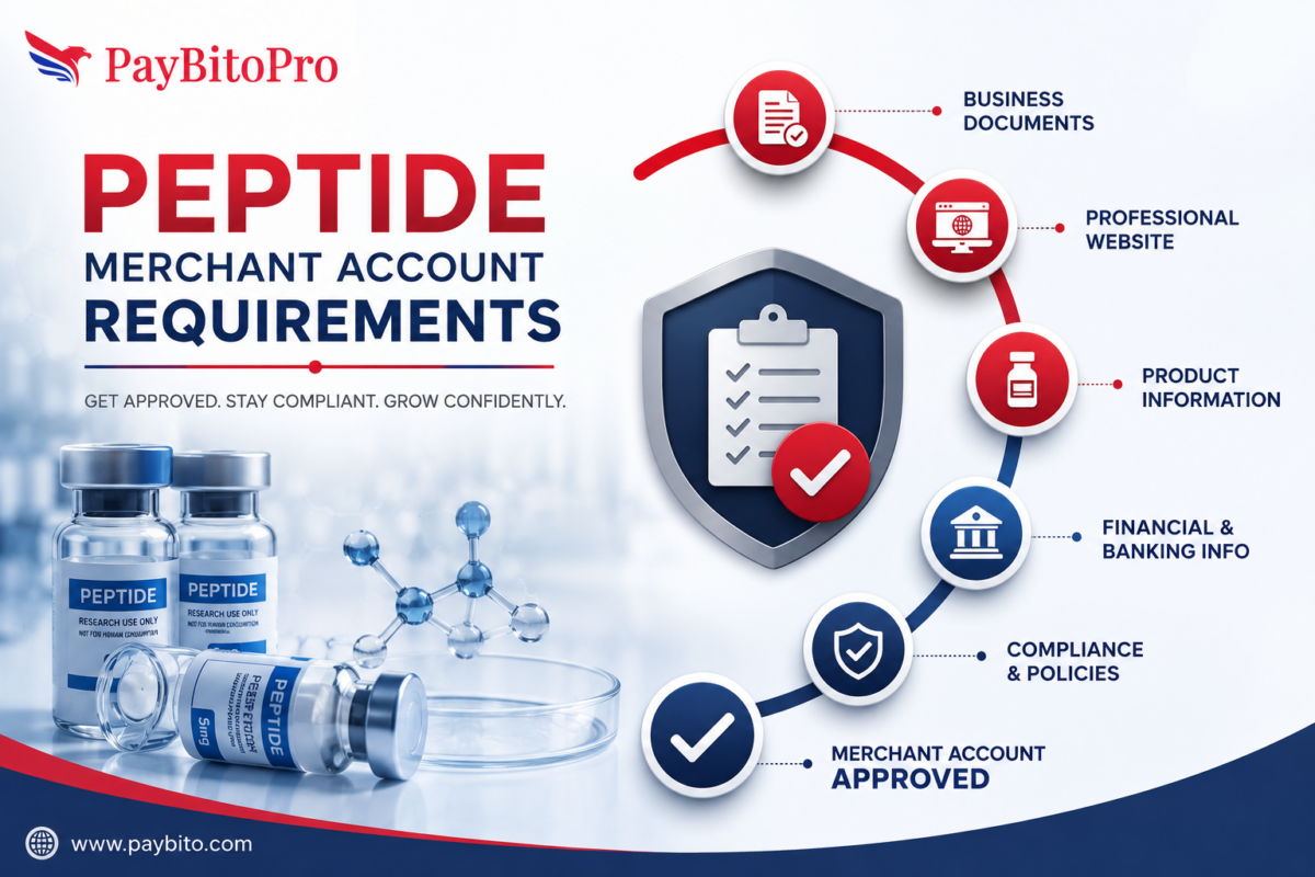 Peptide Merchant Account Requirements: Documents Needed for Approval