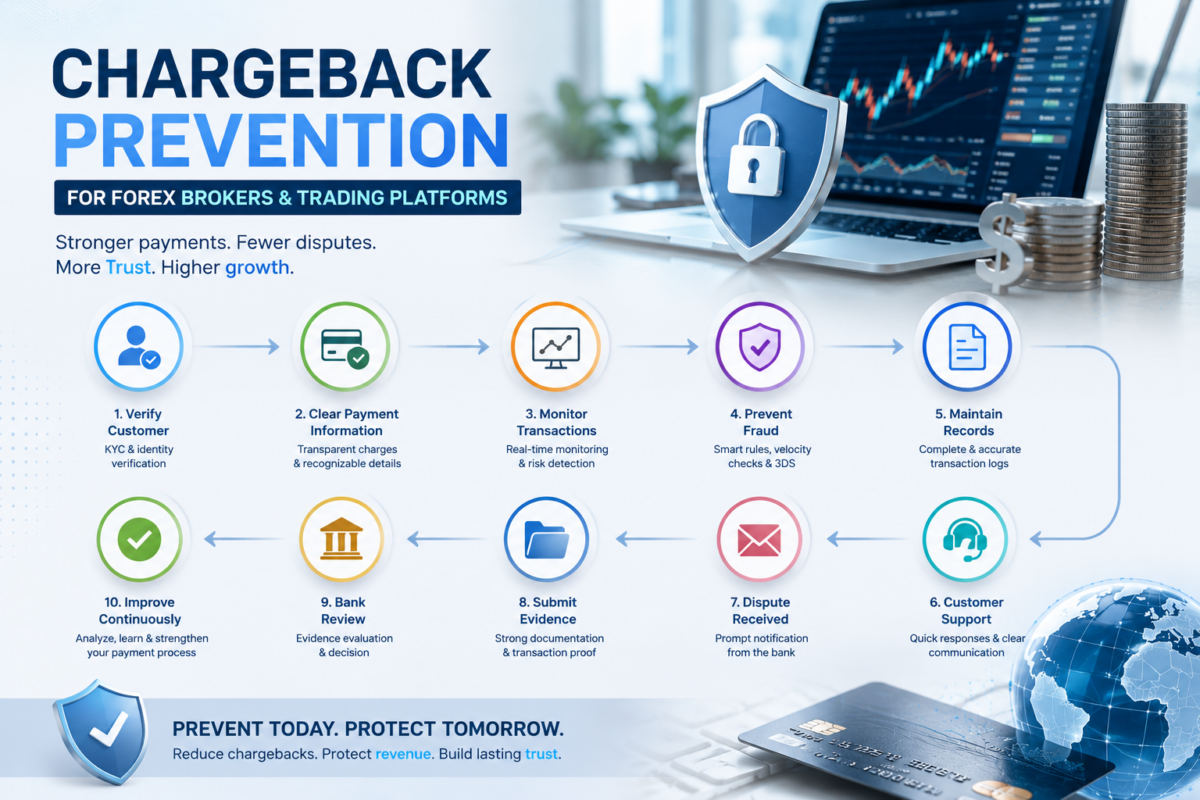 Chargeback Prevention for Forex Brokers and Trading Platforms