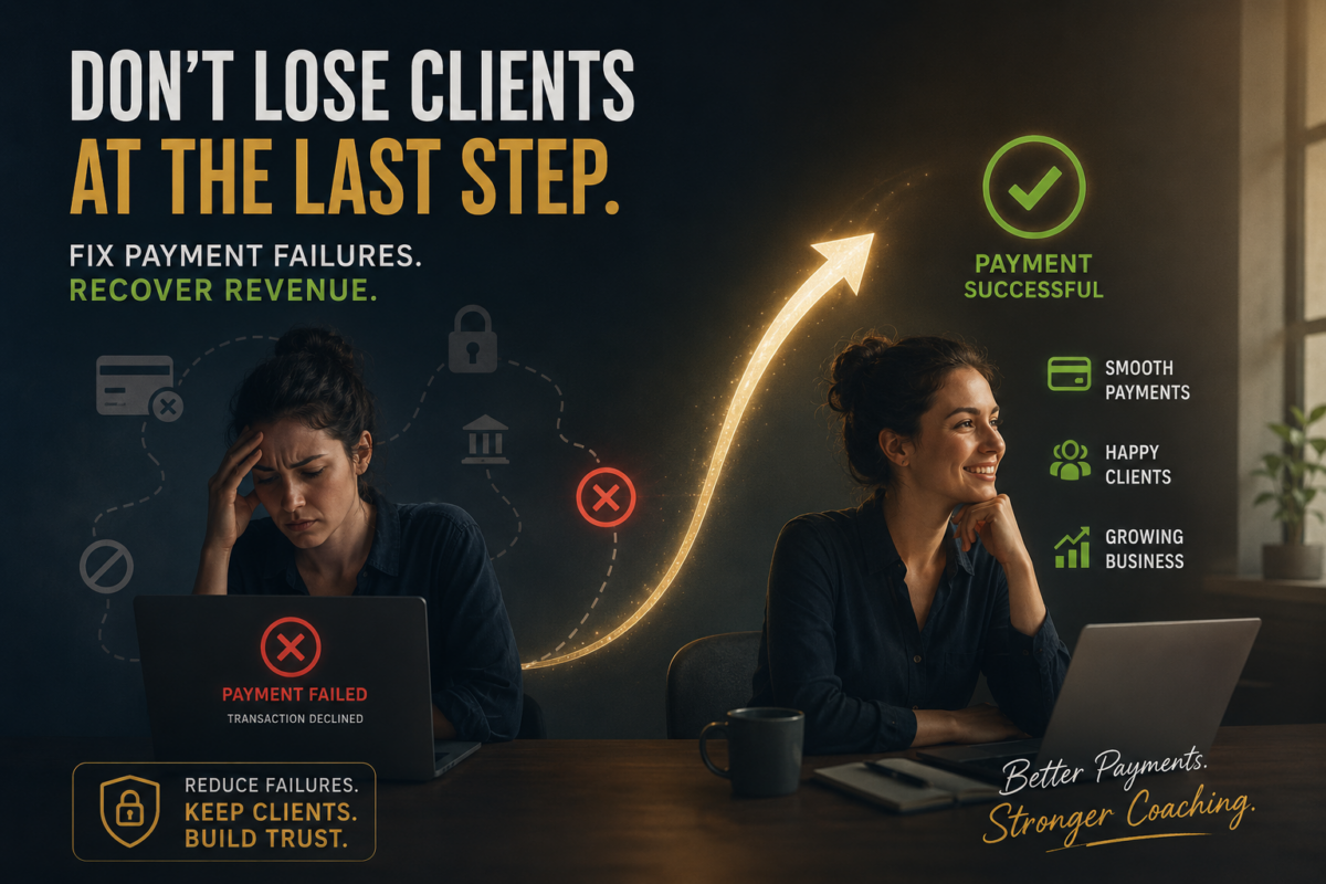 Why Coaching Business Payments Fail (And How to Recover Lost Revenue) ?