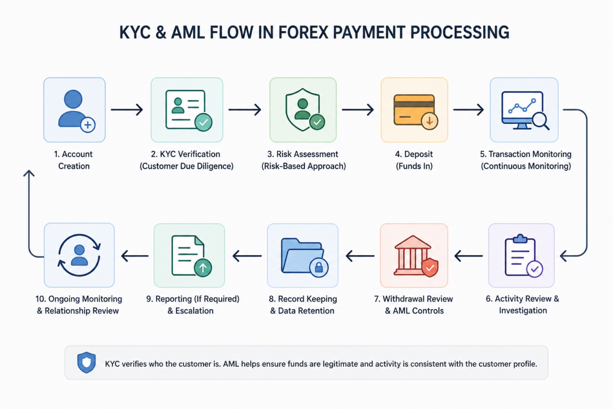 KYC and AML Requirements for Forex Payment Processing