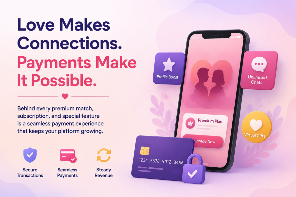 Dating App Monetization Payments: How Dating Platforms Process Premium Revenue?