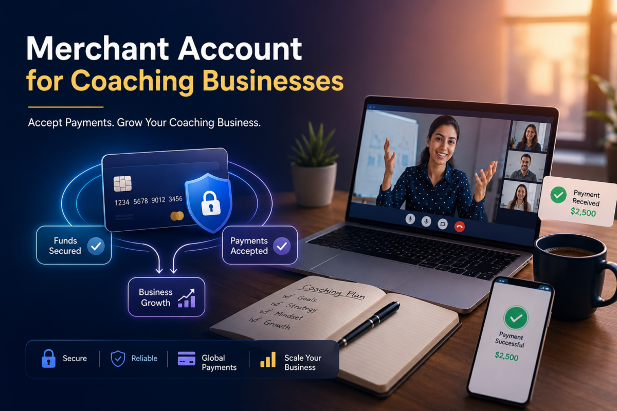 Merchant Account for Coaching Businesses: How to Get Approved and Accept Client Payments?