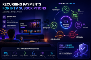 How to Accept Recurring Payments for IPTV Subscriptions?