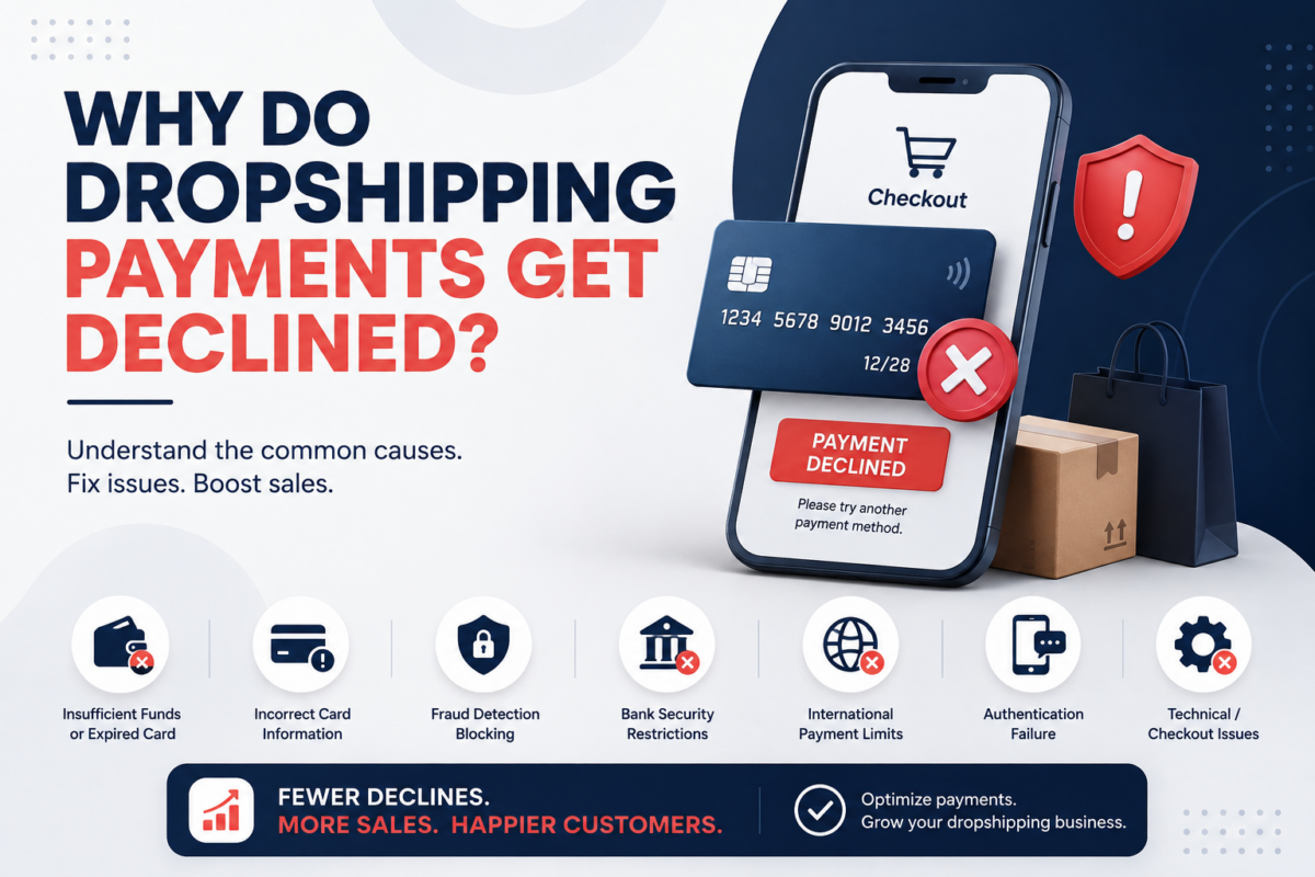 Why Do Dropshipping Payments Get Declined? Common Causes and How to Fix Payment Failures