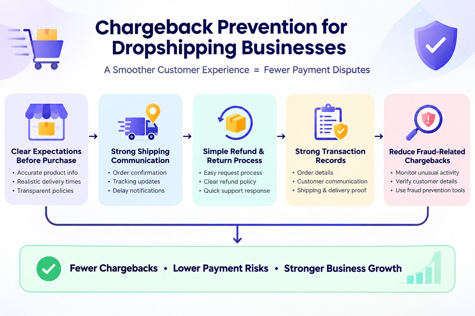 chargeback prevention flow