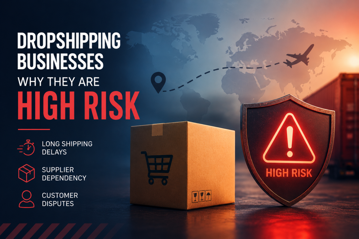 Why Are Dropshipping Businesses Considered High Risk? Understanding Payment Processing Risks