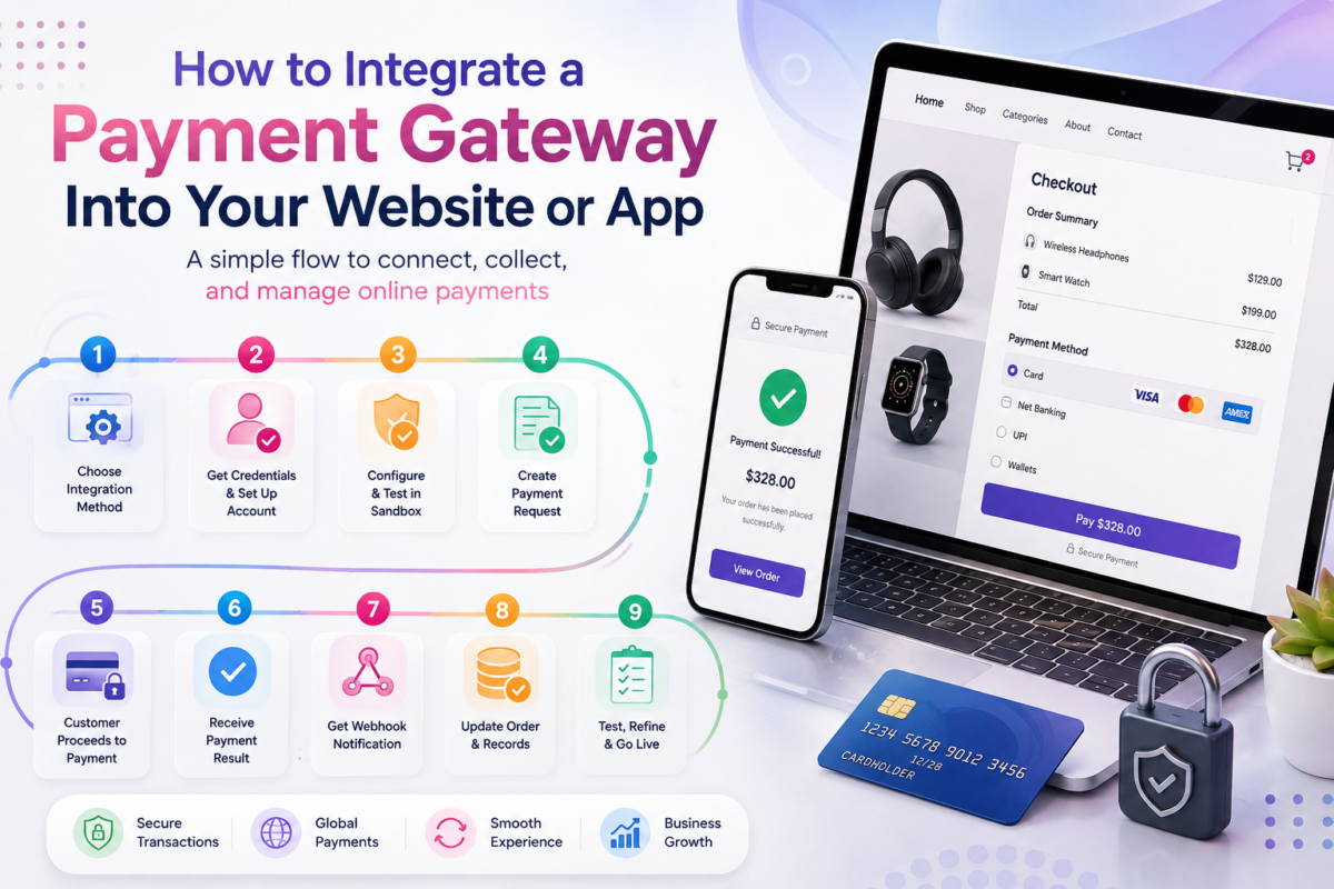 How to Integrate a Payment Gateway Into a Website or Application?