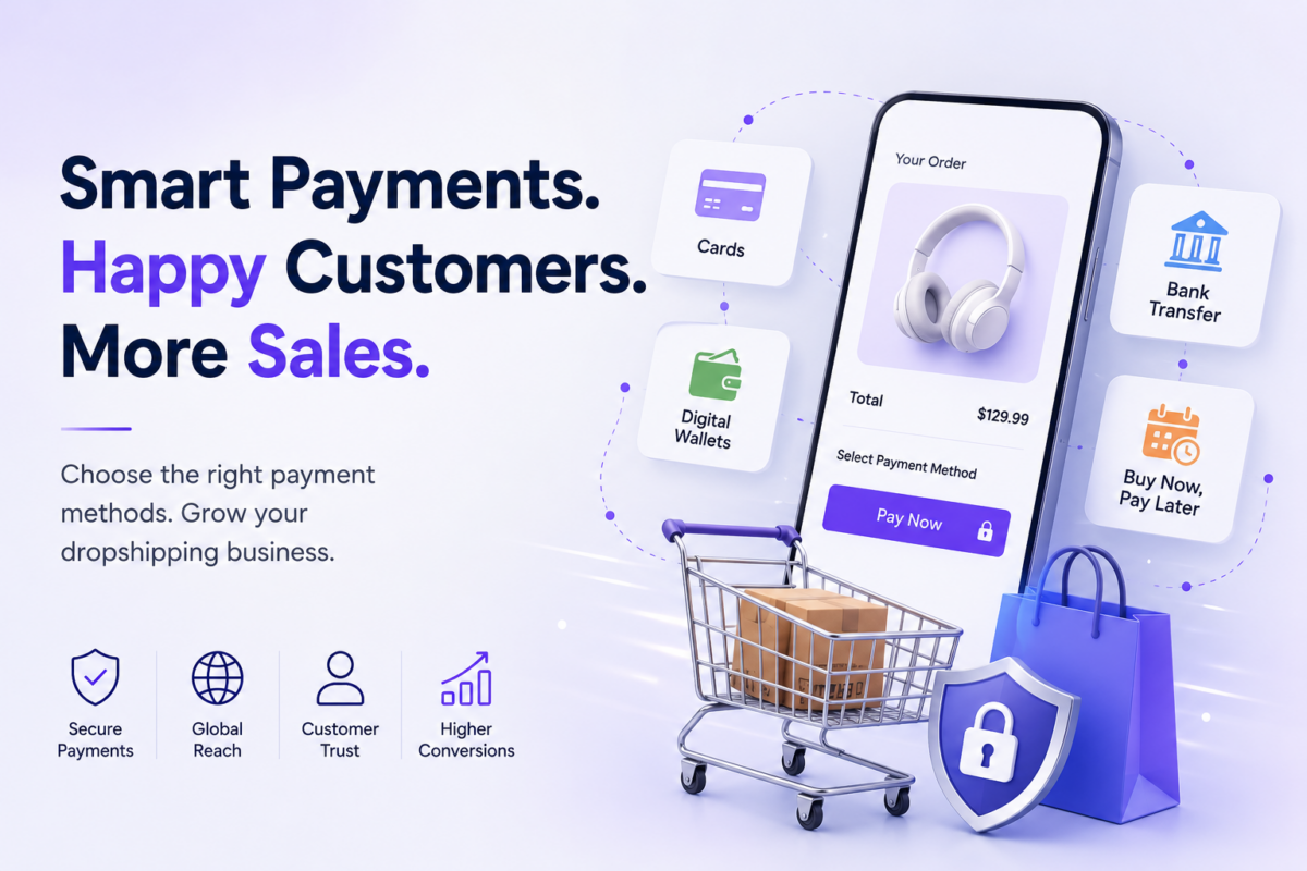 Best Payment Methods for Dropshipping Businesses: Choosing the Right Options for Online Stores