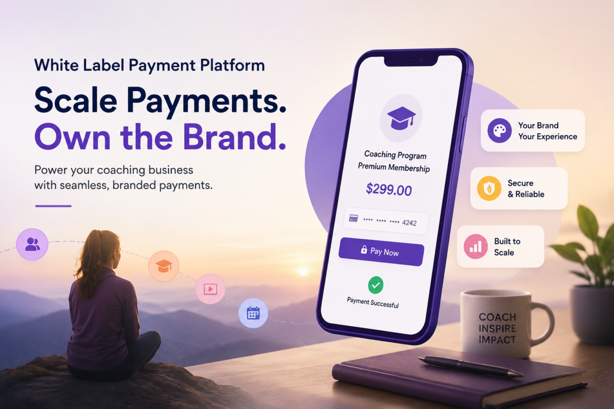 White Label Payment Platform for Coaching Businesses: How Coaching Platforms Scale Payments Under Their Own Brand?