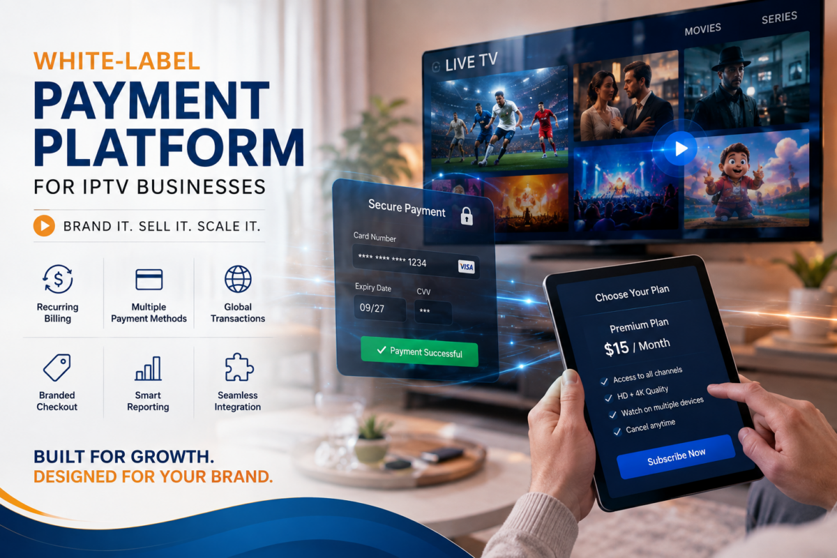 White-Label Payment Platform for IPTV Businesses: A Complete Guide